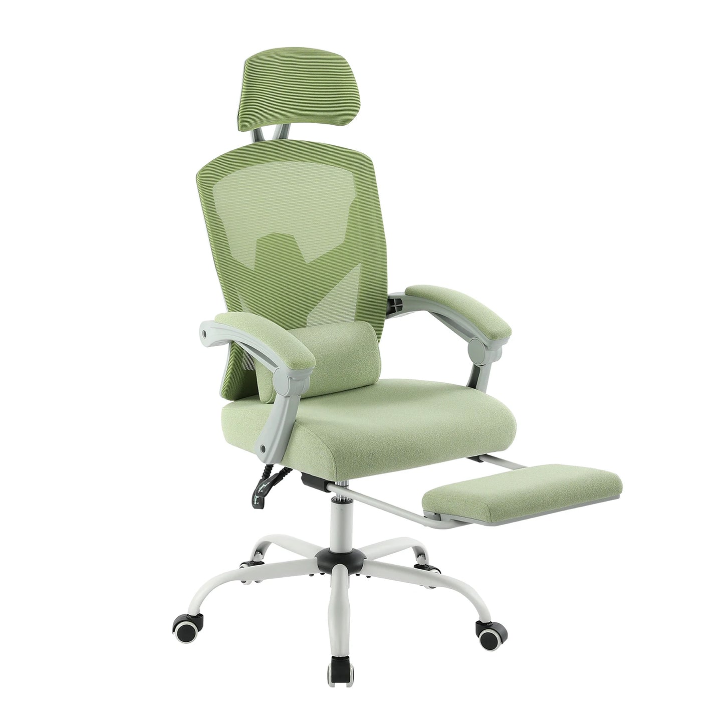 Ergonomic Reclining High Back Mesh Chair Lumbar Support Pillow
