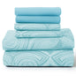 Lux Decor 6Pc Paisley Sheet Set – Soft Microfiber, Wrinkle-Free