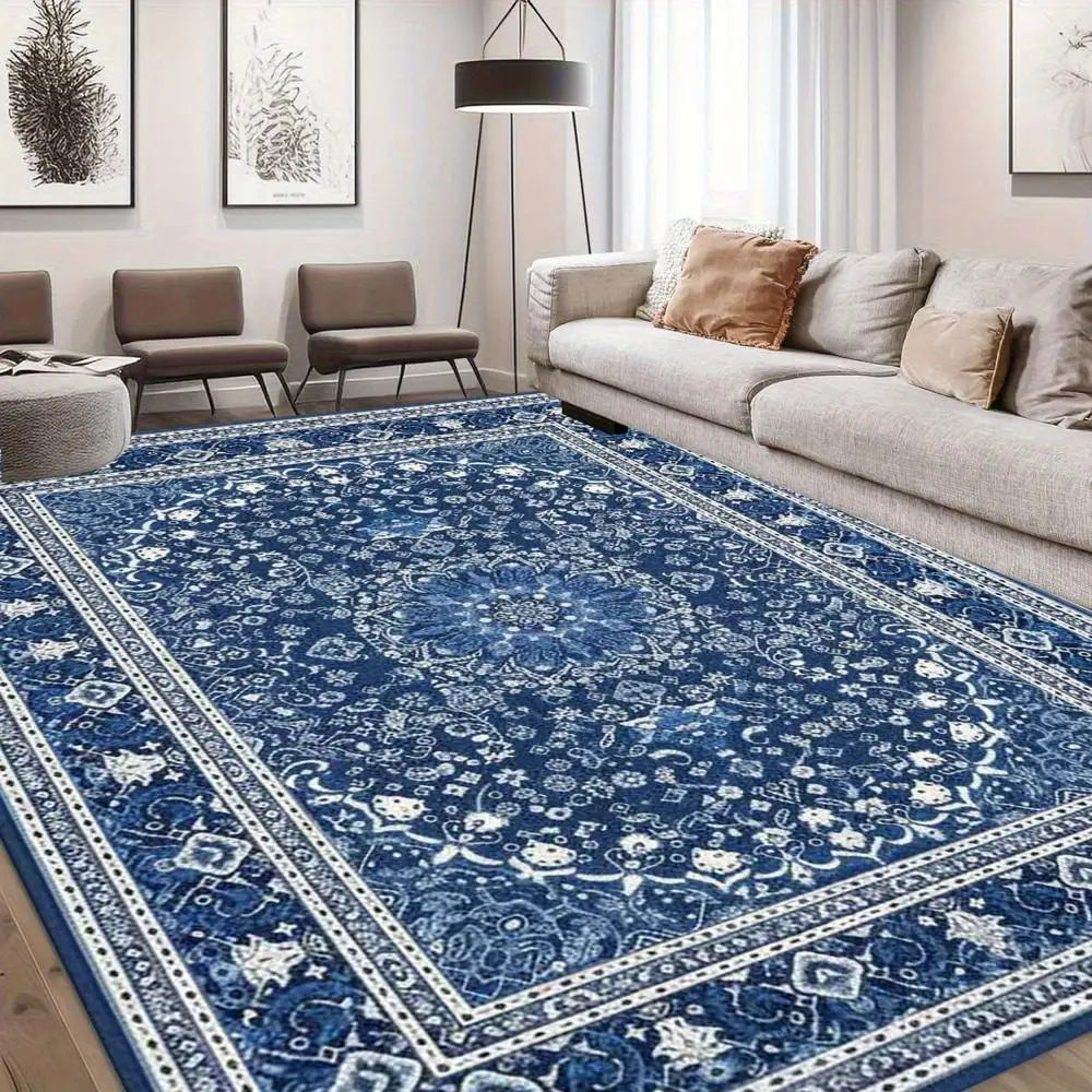 Classic Royal Blue Persian Area Rug