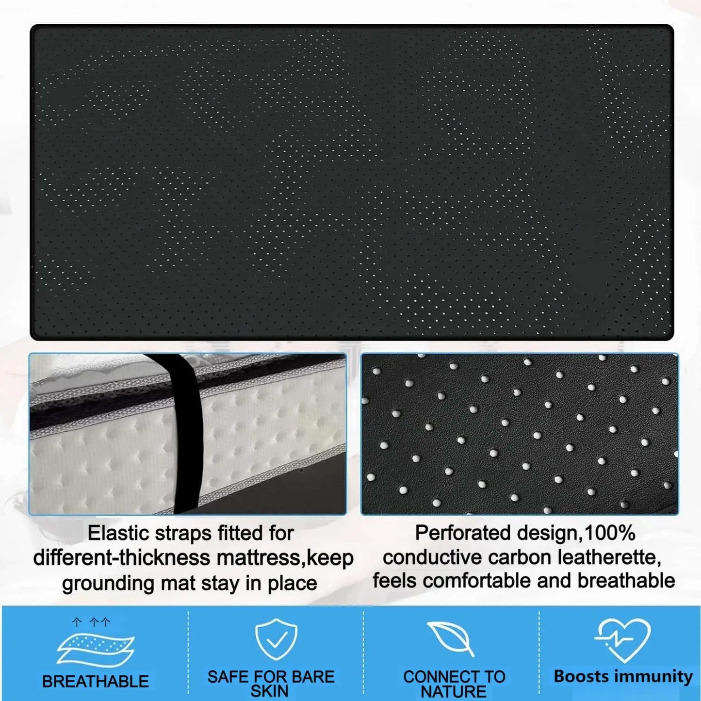 Grounding Sheet Combo, Grounding Mat  Faux Leather