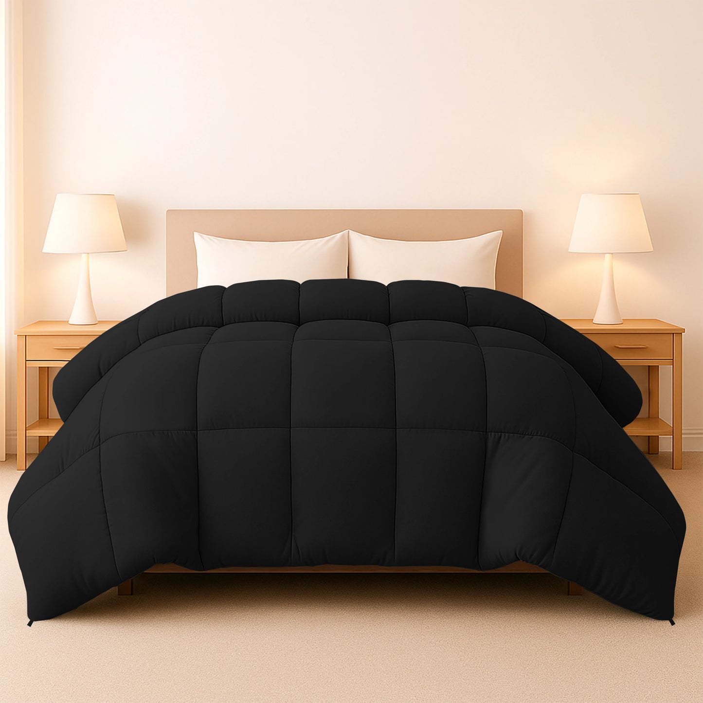 Lux Decor Down Alternative Comforter – Soft and Cozy Bedding, 102" x 90"