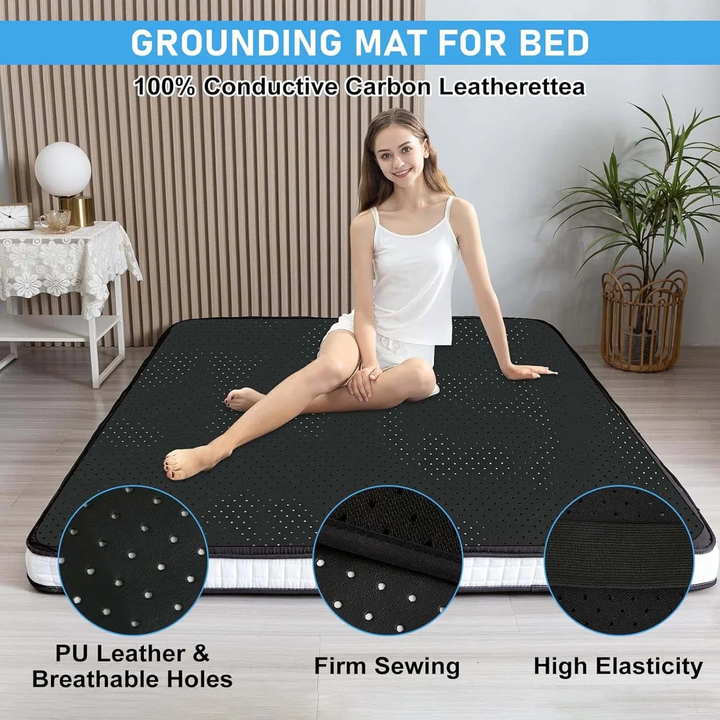 Grounding Sheet Combo, Grounding Mat  Faux Leather