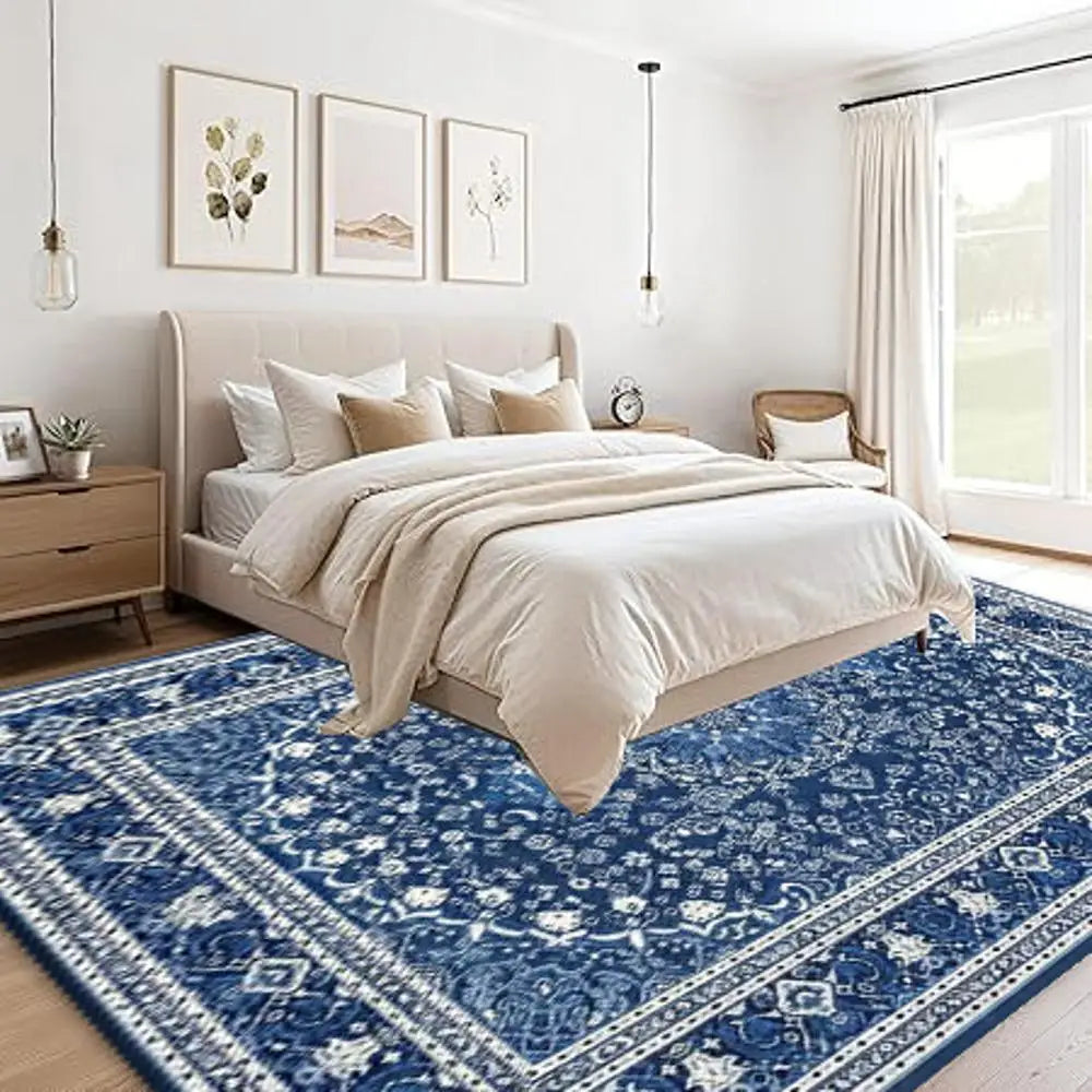 Classic Royal Blue Persian Area Rug