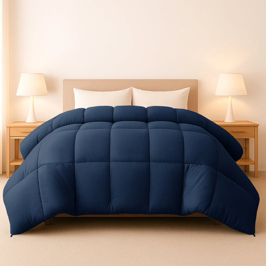 Lux Decor Down Alternative Comforter – Soft and Cozy Bedding, 102" x 90"
