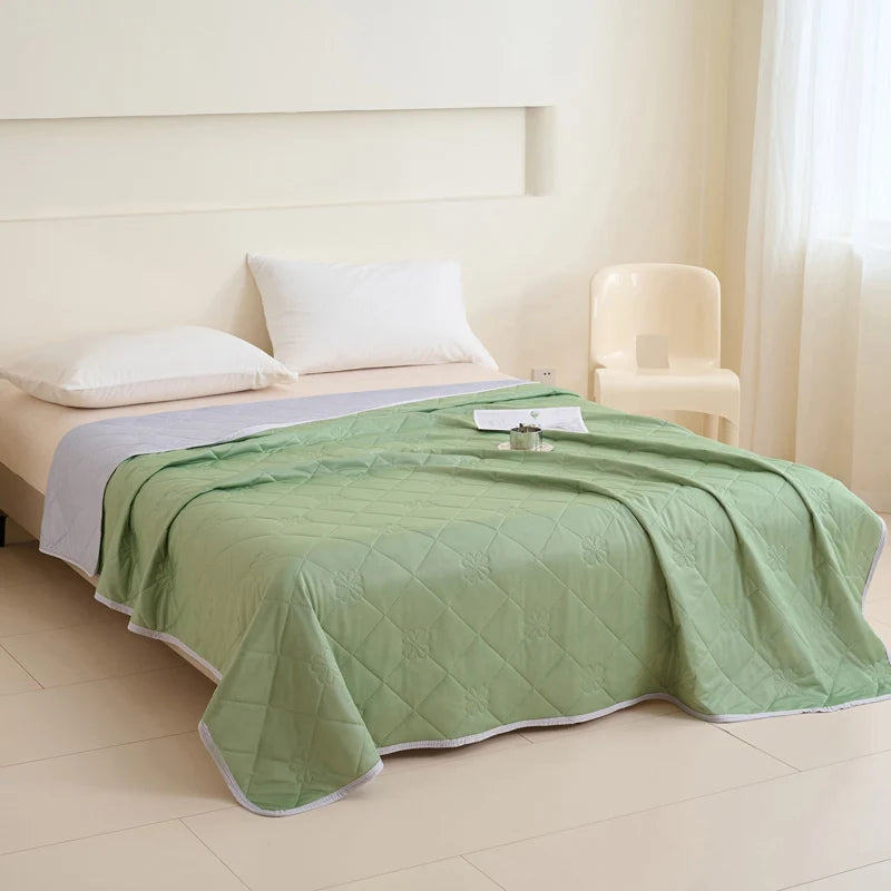 1pc Large Cooling Blanket for Hot Sleepers, Contemporary Geometric Pattern,
