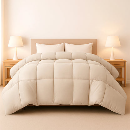 Lux Decor Down Alternative Comforter – Soft and Cozy Bedding, 102" x 90"