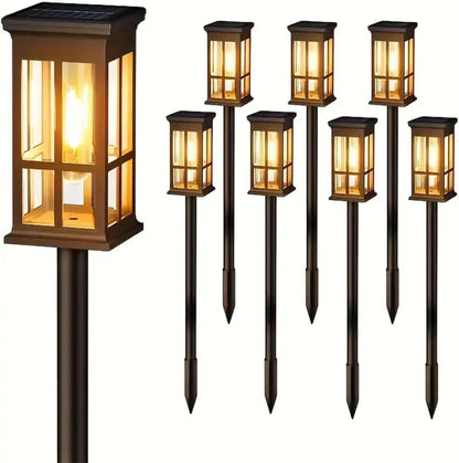 Solar Pathway Light Outdoor Solar Lamp Waterproof Landscape Lighting for Garden Yard Patio Walkway Driveway Camping Decor