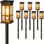 Solar Pathway Light Outdoor Solar Lamp Waterproof Landscape Lighting for Garden Yard Patio Walkway Driveway Camping Decor