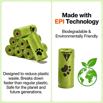 Eco-Friendly Dog Poop Bags Leak-Proof Extra Thick