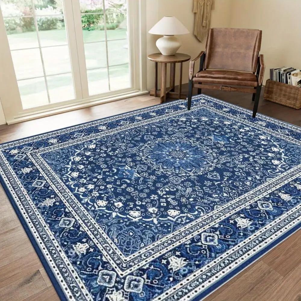 Classic Royal Blue Persian Area Rug