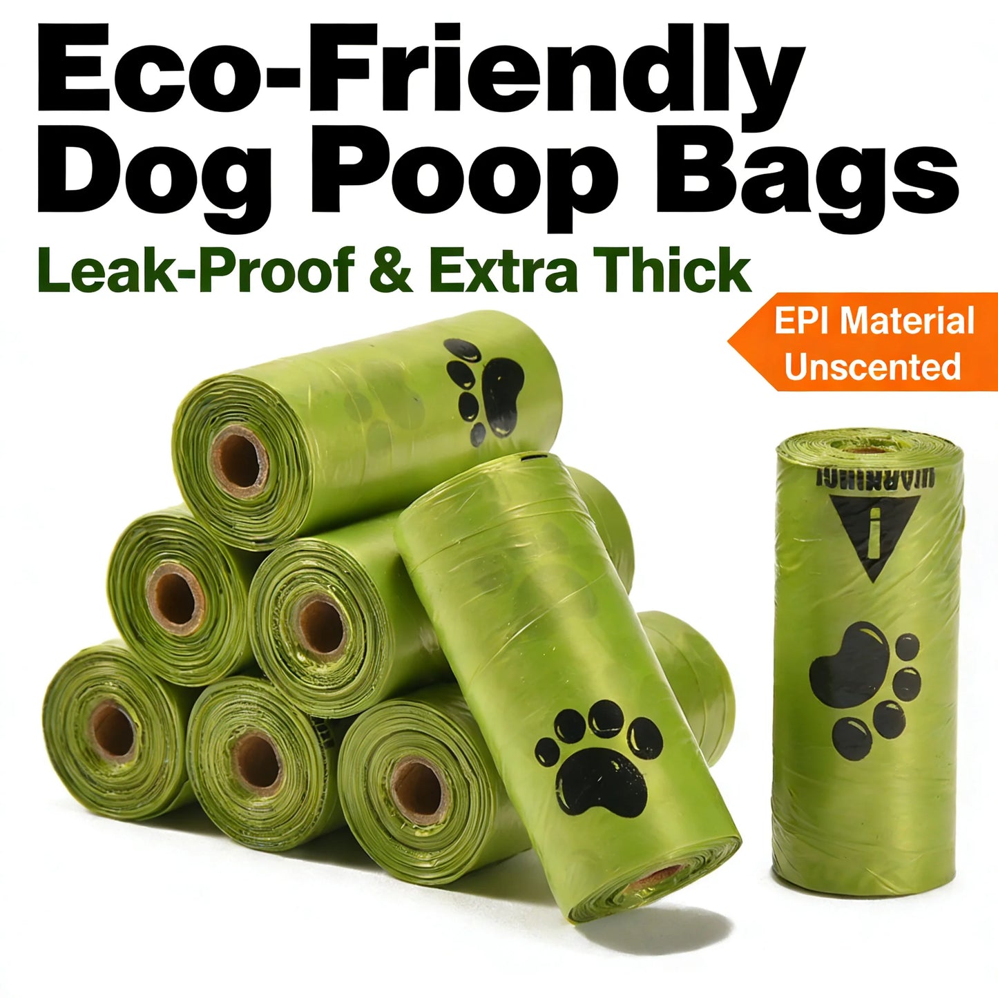 Eco-Friendly Dog Poop Bags Leak-Proof Extra Thick