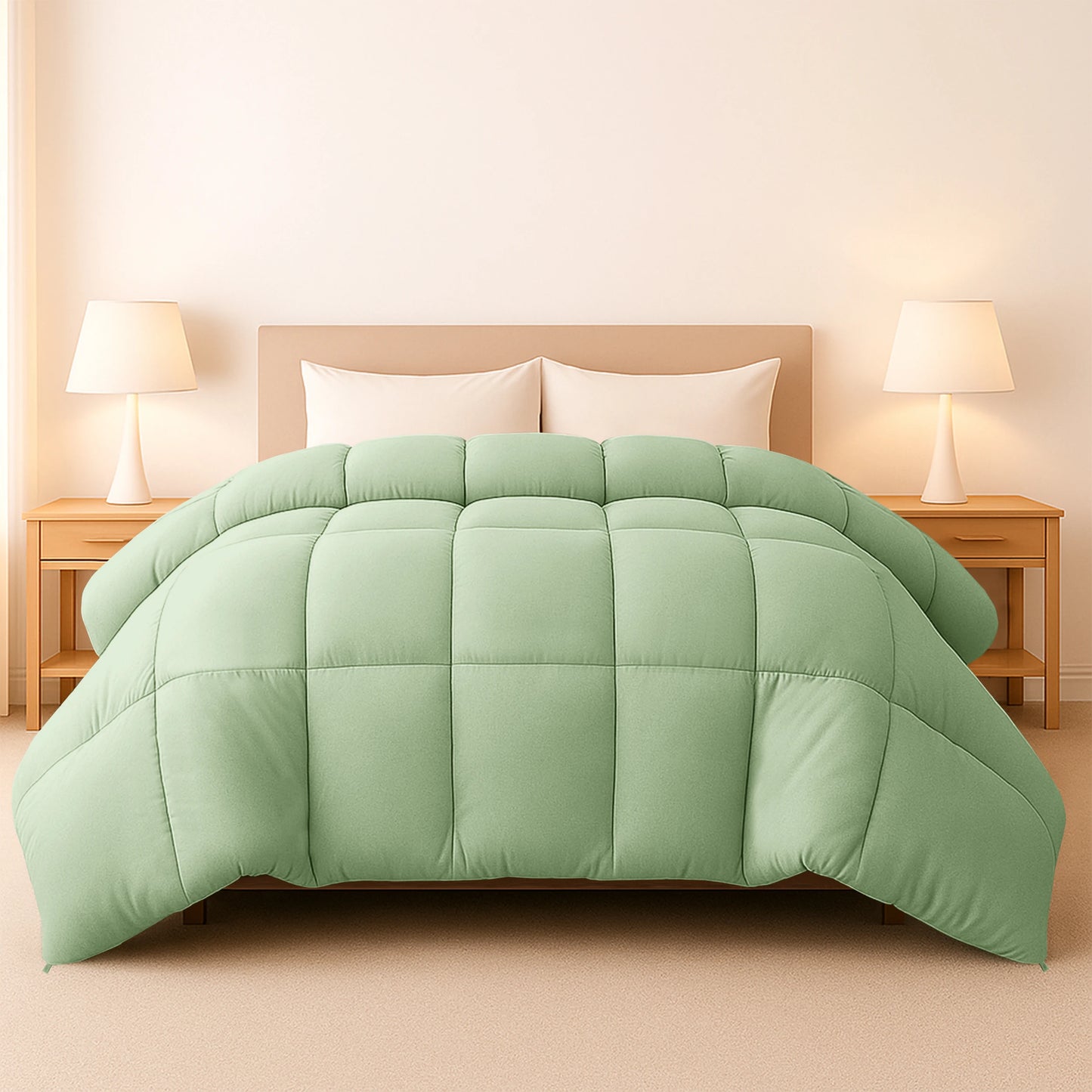Lux Decor Down Alternative Comforter – Soft and Cozy Bedding, 102" x 90"