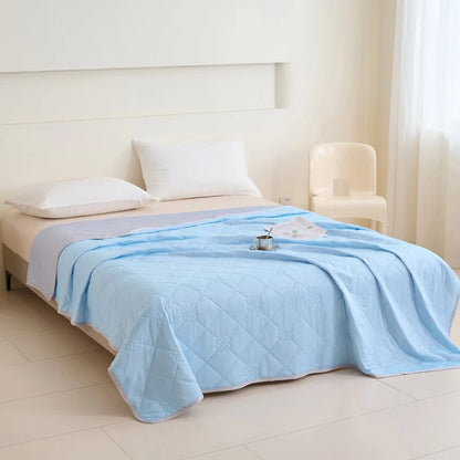 1pc Large Cooling Blanket for Hot Sleepers, Contemporary Geometric Pattern,