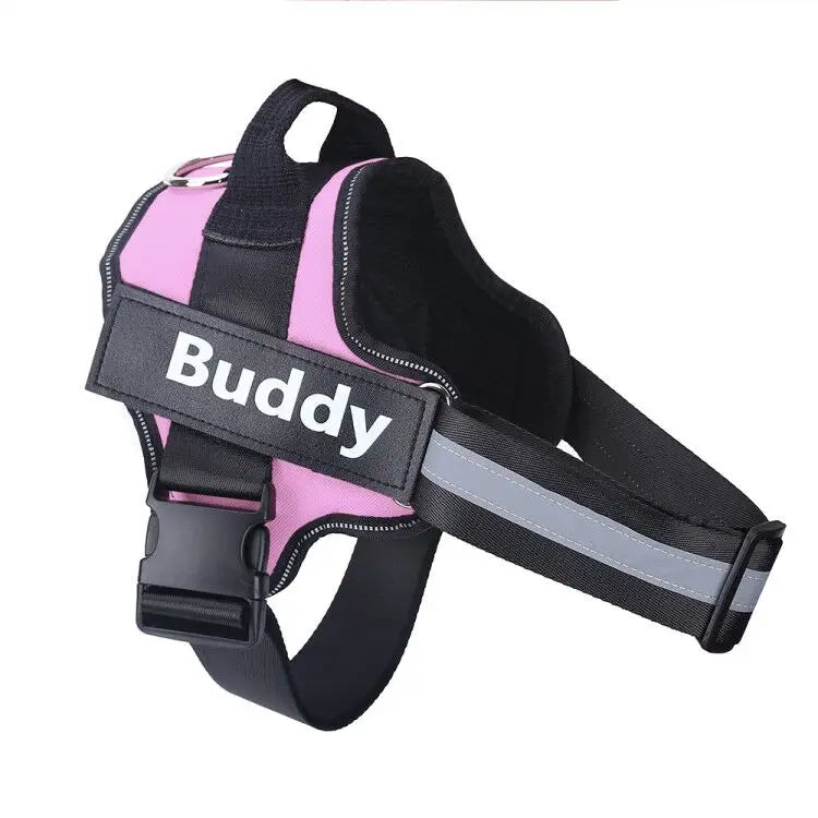 Dog Harness Reflective Breathable Adjustable Pet Harness
