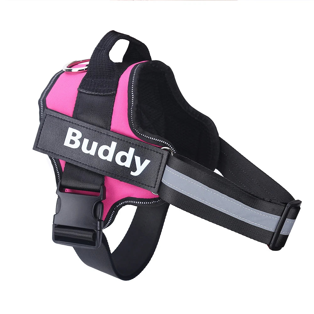 Dog Harness Reflective Breathable Adjustable Pet Harness