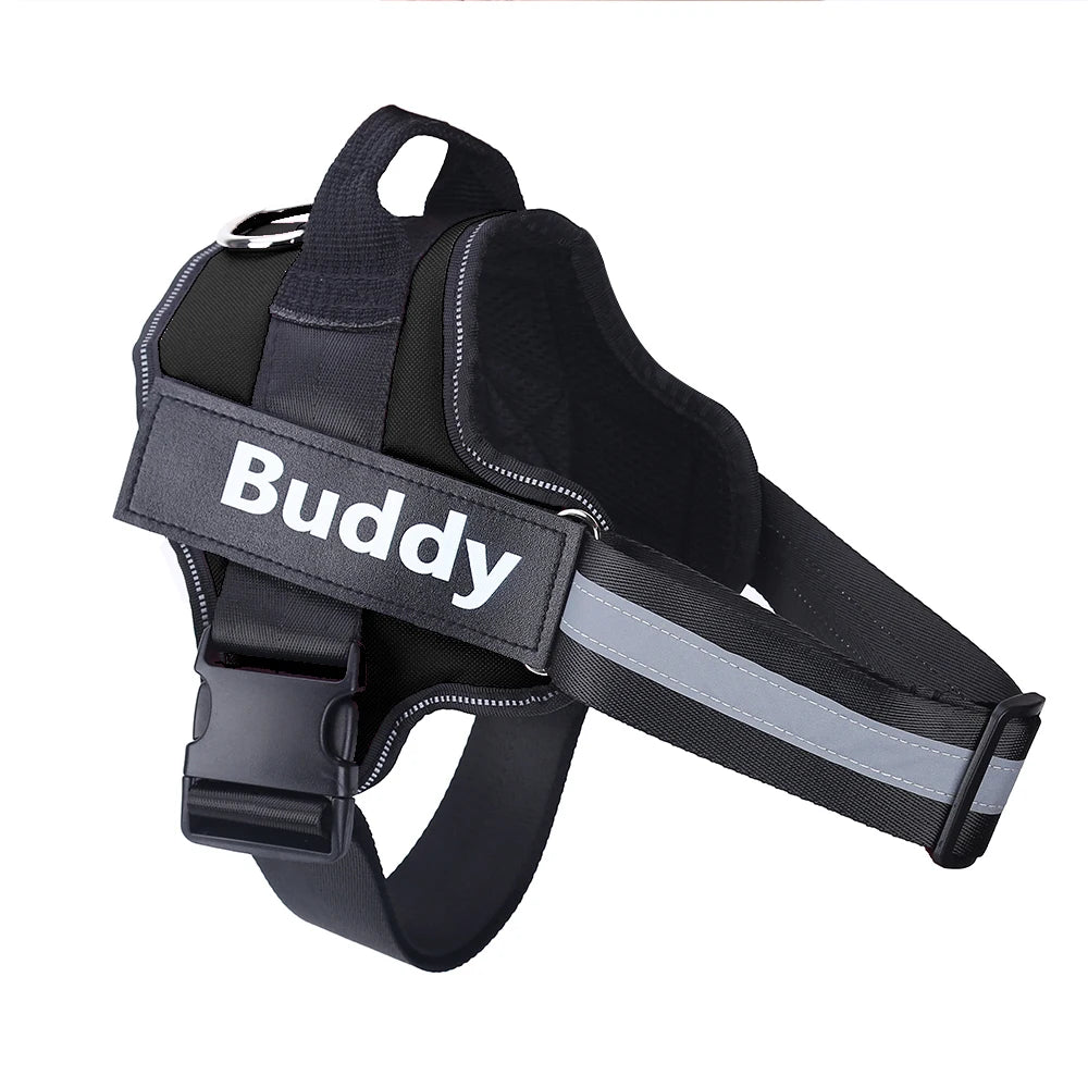 Dog Harness Reflective Breathable Adjustable Pet Harness
