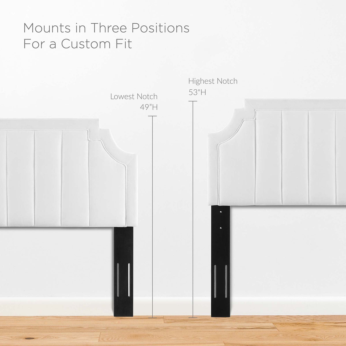 Alyona Channel Tufted Performance Velvet King/California King Headboard by Modway