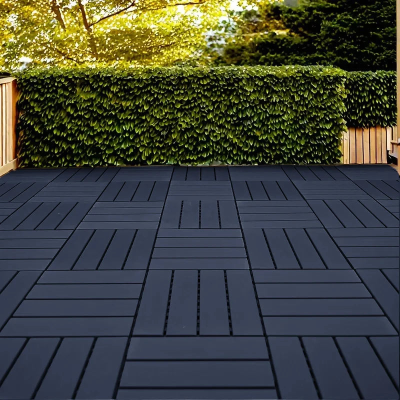 54 Pack Interlocking Plastic Deck Tiles