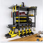 Power Tool Organizer 4 Layer Wall Mounted Storage Rack