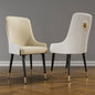 Modern Leather Set of 2 Dining Chairs