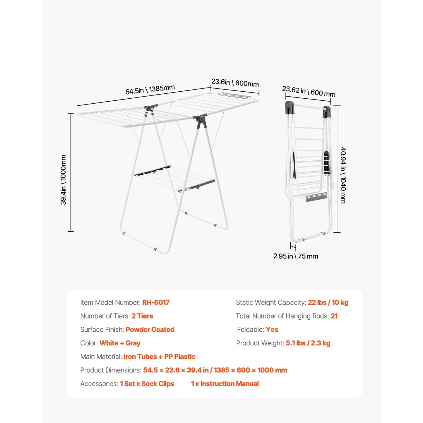 Clothes Drying Rack Foldable