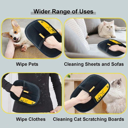 electrostatic Pet hair removal gloves,