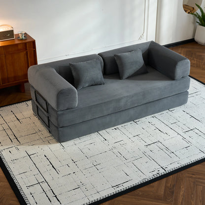 79" Folding Convertible Sofa Bed,