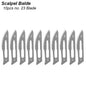 Scalpel Blade Set Metal Handle Stationery Steel Precision Craft Knife Cutter Wood Carve Stencil Box Open DIY Surgical Tool