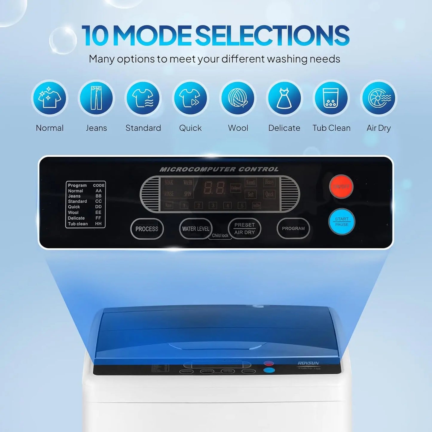 25LBS Portable Washing Machine