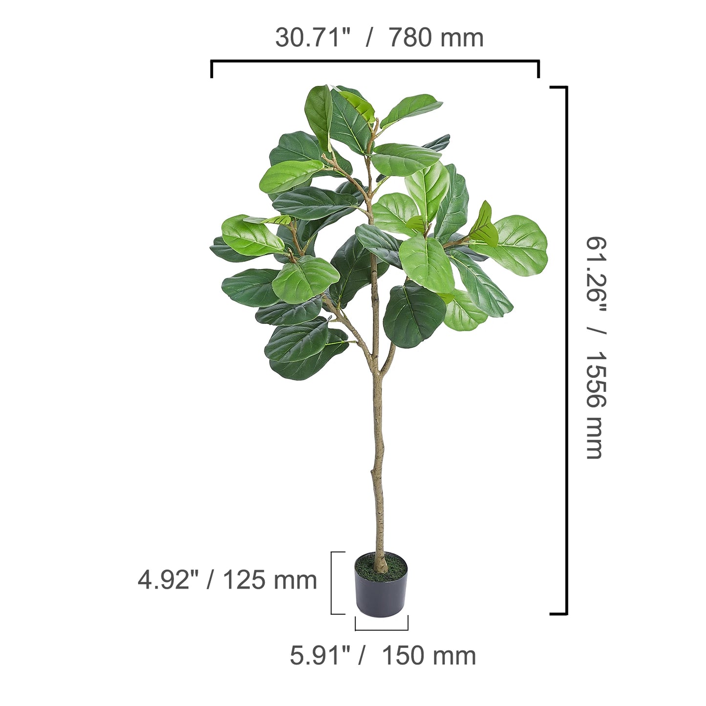 Artificial Olive Tree 4/5/6FT Tall