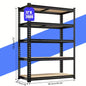 72"/60"H Garage Shelving 2000LBS Capacity