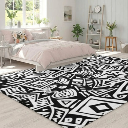 Green Plant Pattern Persian Rug