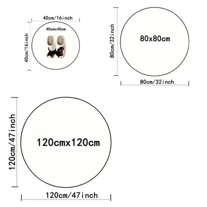 Round Persian Rug
