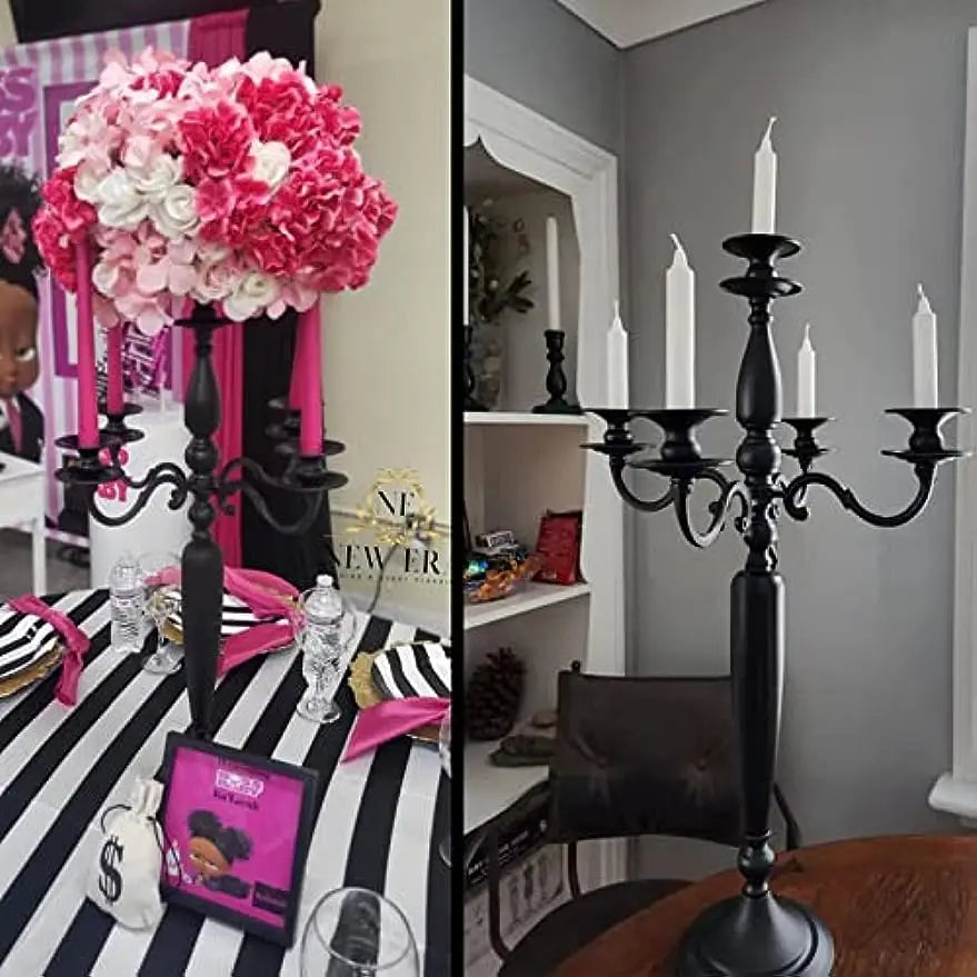 Metal Candelabra Tapered Candle Holder