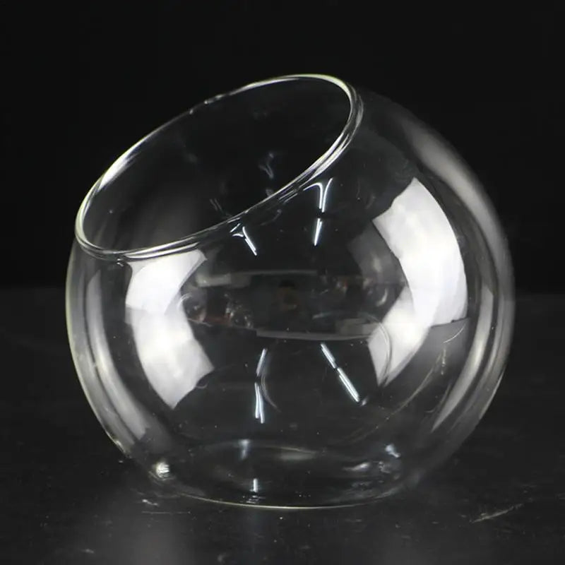 Terrariums Glass Round Terrarium Fish bowl Plant Flowerpot Vase
