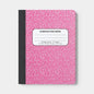14 Pack College Rule Composition Book 7.5"X9.75" Poly Cover Pink - for School Office