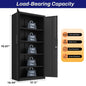 Metal File Cabinet for Garage 
Utility Cabinet with Adjustable Shelves