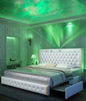Queen LED Bed Frame with Galaxy Projector