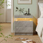 LED Nightstands or End Table with 2 Drawers,