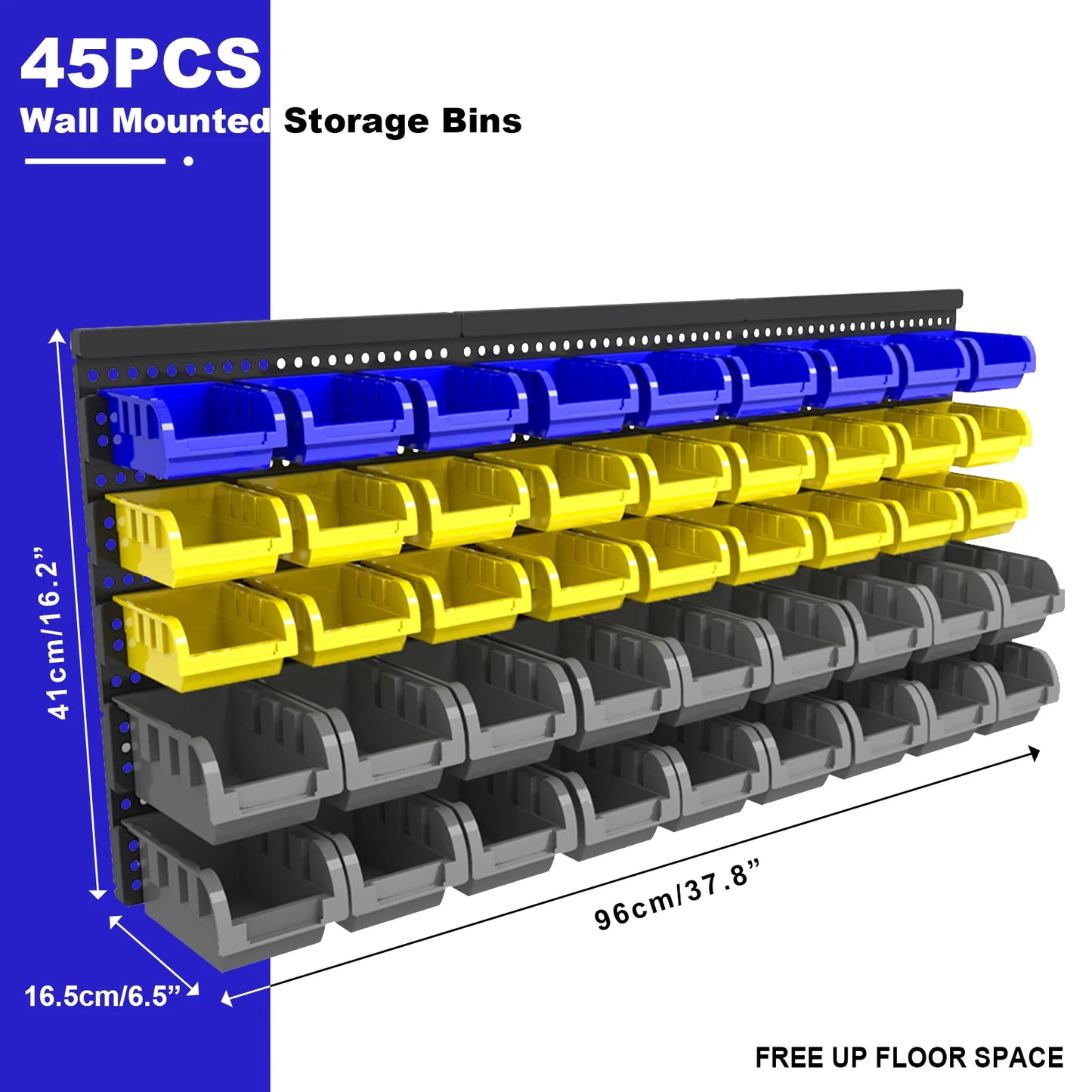 45/90/135pcs Wall-Mounted Tool Organizer