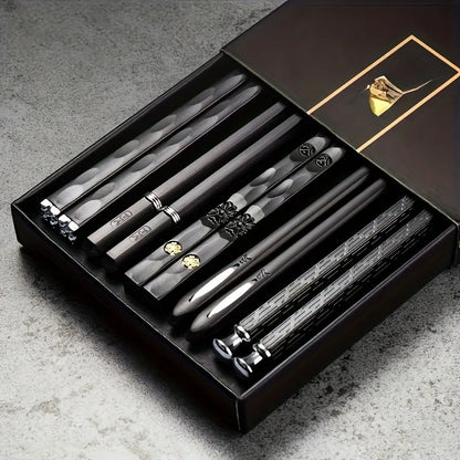Nordic-Style Alloy Chopsticks  Set  Dishwasher Safe