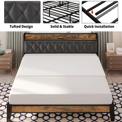 ANCTOR Twin/TwinXL/Full/Queen/King Bed Frames