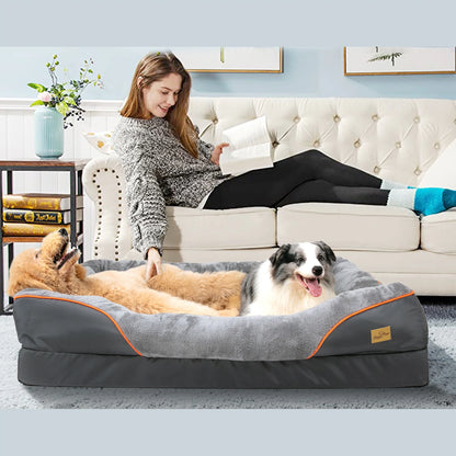 Large Dog Bed Removable Washable Waterproof Cover