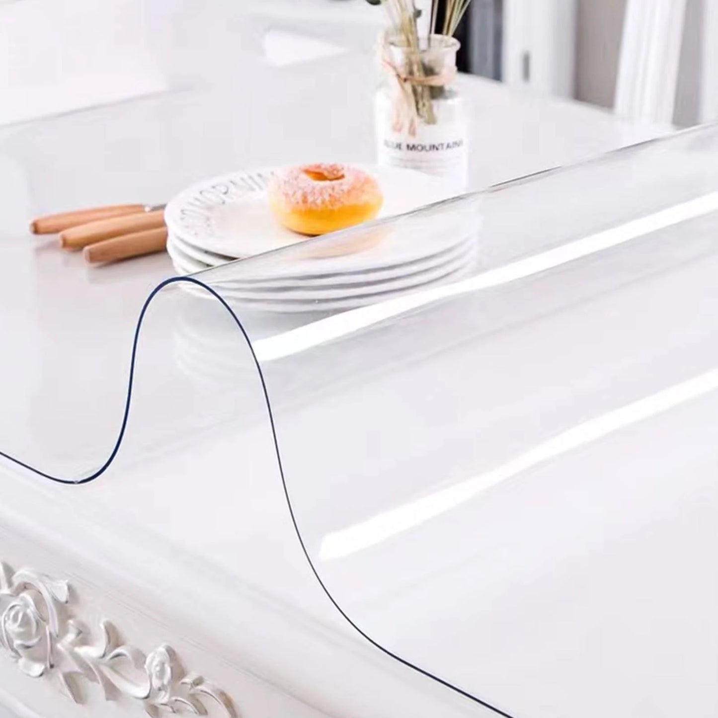 1.5mm2mm PVC Table Cloth Clear Protector