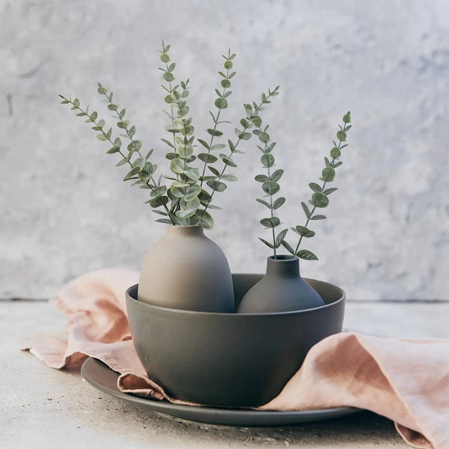 10-50PCS DIY Artificial Eucalyptus Wall Hanging Decor