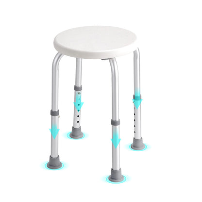 Shower Chair Adjustable Stool Non-Slip Bench