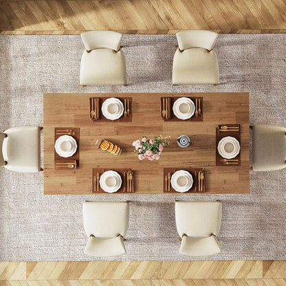 Large 63-inch Farmhouse Kitchen Table