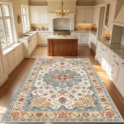 Vintage Oriental Persian Medallion Area Rug