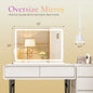 LED Vanity Mirror with  Dimmable 3 Color Lights