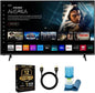 55-Inch 4K UHD Smart TV Bundle with HDR10+, VRR, Bluetooth, Alexa Compatible
